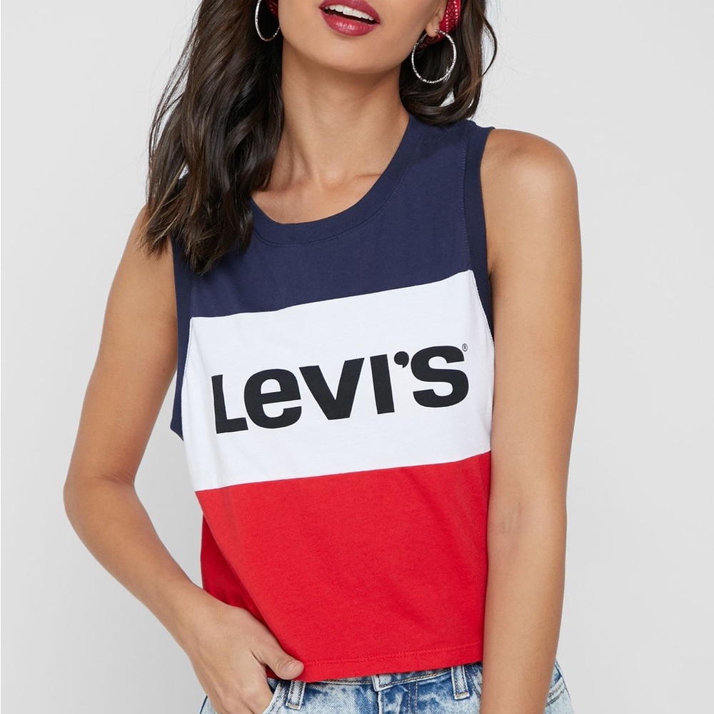 Levi's | Colorblock Crop Tank Top